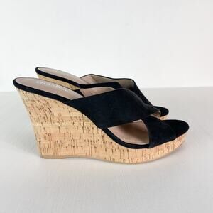Charles By Charles David NWOB Women's Latrice Wedge Heeled Mule Sandals 9.5